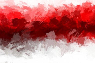 Modern sanat. Taranmış Boyalı Soyut Arkaplan. Fırça darbesi ile boyanmış. Boya darbeleri. 2B Görüntü.