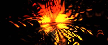 Işık parçacık izleri. Parlayan parçacıkları ve çizgileri olan ışık patlaması yıldızı. Güzel hareketli soyut ışın arkaplanı.