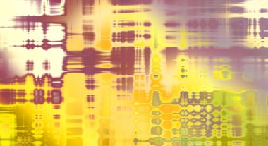 Soyut arkaplan. Yaşlanmış grunge dokusunda geometrik elementler. Farklı renk desenli grafiksel illüstrasyon.