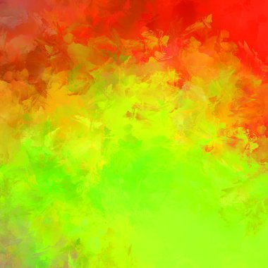 Duvar sanatı Eşsiz ve yaratıcı illüstrasyon. Fırça darbesi ile boyanmış. Renkli fırça darbelerinin soyut arkaplanı. Fırçalanmış canlı duvar kâğıdı. Boyalı sanatsal yaratım.