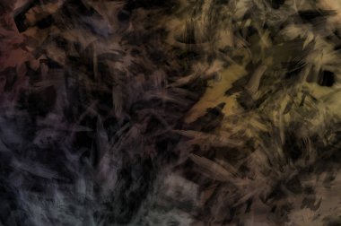 Modern sanat. Taranmış Boyalı Soyut Arkaplan. Fırça darbesi ile boyanmış. Boya darbeleri. 2B Görüntü