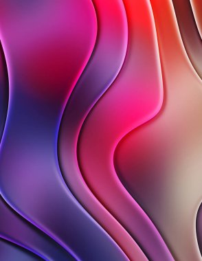 Soyut desen parlak renk arkaplanı. Canlı, dalgalı, dalgalı doku duvarı. Yaratıcı ve güzel duvar kâğıdı.