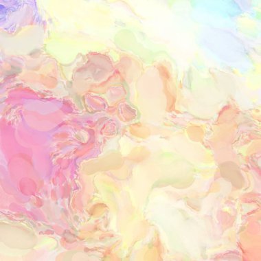 Çağdaş sanat. El işçiliğinin renkli dokusu. Modern resim. Yüzeyde suluboya vuruşlar. Sanatsal arkaplan resmi. Tablo üzerinde soyut resim. Fırça darbeleri. 