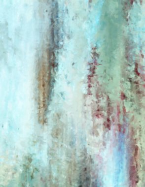 Modern sanat. Renkli çağdaş sanat eserleri. Renkli boya darbeleri. Soyut arkaplanda fırça darbeleri. Fırça boyası. Eşsiz duvar sanatı.