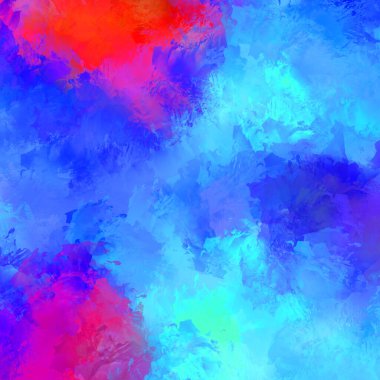 Boya darbeleri. 2D İllüstrasyon. Taranmış Boyalı Soyut Arkaplan. Fırça darbesi ile boyanmış. Modern sanat.