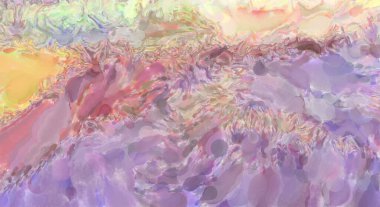 Yumuşak suluboya duvar kağıdı. Hafifçe fırçalanmış renkleri olan sanatsal bir resim. Pastel renkler arkaplana dokunmuş. Soyut duvar sanatı..