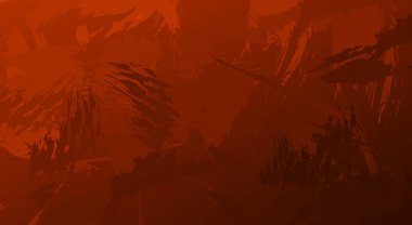 Fırça darbesi ile boyanmış. Sanatsal canlılık ve renkli duvar kâğıdı. Kaotik resim. Taranmış Boyalı Soyut Arkaplan. 