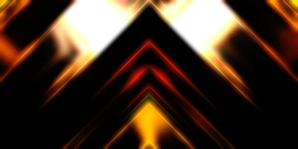 Abstrakt Lysande Geometriska Ljus Bakgrund Fractal Symmetrisk Grafisk Illustration Skärande — Stockfoto