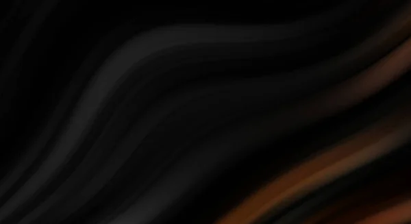 Bunte Glatte Linien Auf Schwarzem Hintergrund Flüssige Und Flüssige Lebendige — Stockfoto