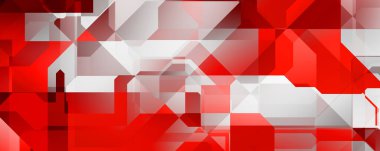 Soyut geometrik duvar kağıdı. Geometrik renkli şekiller. Çokgen arka plan. Bir teknolojinin dijital illüstrasyonuName.