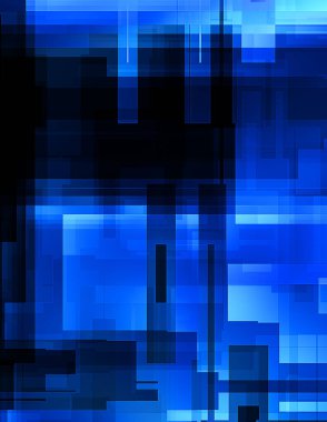 Fütürist soyut geometrik duvar kağıdı. Geometrik renkli şekiller. Dikdörtgen şekilli arka plan. Bir teknolojinin dijital illüstrasyonuName.