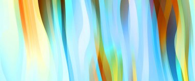 Soyut arkaplan. Renkli dalgalı tasarım duvar kağıdı. yaratıcı grafik 2D çizim. Dinamik şekilli modaya uygun sıvı örtüsü.