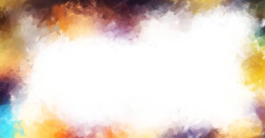 Modern sanat. Taranmış Boyalı Soyut Arkaplan. Fırça darbesi ile boyanmış. Boya darbeleri. 2B Görüntü