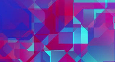 Dinamik bileşime sahip minimalist düz stil içinde modayı takip eden geometrik soyut arkaplan. 