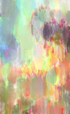 Çağdaş sanat. El yapımı resim. Modern sanat eserleri. Yüzeyde suluboya fırça darbeleriyle resim yapmak. 2D çizim. Sanatsal arkaplan resmi. Tablo üzerinde soyut resim. Renkli doku.