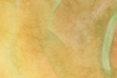 Alkol mürekkebini andıran rahatlatıcı fırça darbelerinin modern resmi. Poster, duvar sanatı, afiş, kart, kitap kapağı veya ambalaj için pastel renkli suluboya resim.