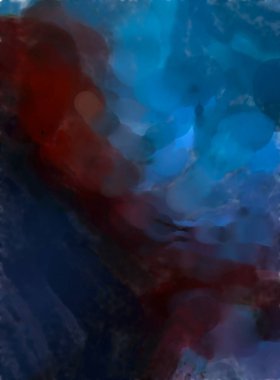 Modern sanat. Renkli çağdaş sanat eserleri. Renkli boya darbeleri. Soyut arkaplanda fırça darbeleri. fırça boyası.