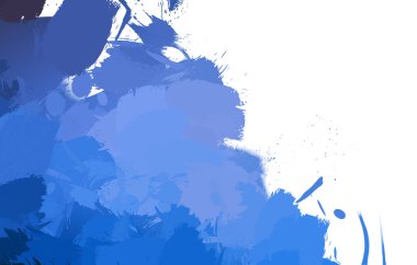 Duvar sanatı Eşsiz ve yaratıcı illüstrasyon. Fırça darbesi ile boyanmış. Renkli fırça darbelerinin soyut arkaplanı. Fırçalanmış canlı duvar kâğıdı. Boyalı sanatsal yaratım.