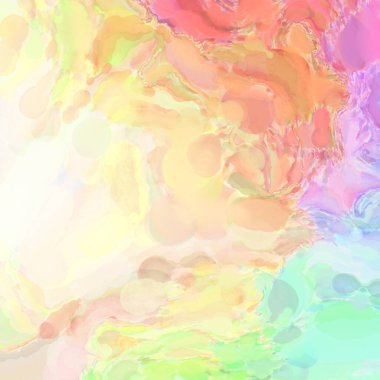 Çağdaş sanat. El işçiliğinin renkli dokusu. Modern resim. Yüzeyde suluboya vuruşlar. Sanatsal arkaplan resmi. Tablo üzerinde soyut resim. Fırça darbeleri. 