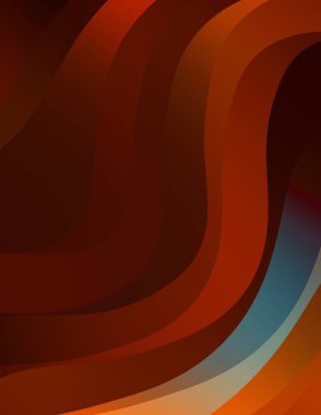 Soyut arkaplan. Renkli dalgalı tasarım duvar kağıdı. yaratıcı grafik 2D çizim. Dinamik şekilli modaya uygun sıvı örtüsü.