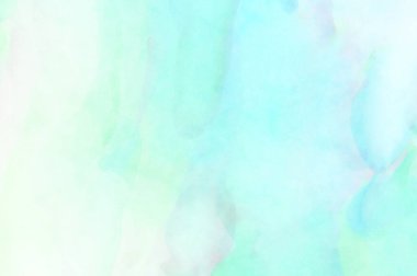 Pastel renklerde suluboya resim. Poster, duvar sanatı, afiş, kart, kitap kapağı ya da ambalaj için rahatlatıcı kompozisyonun yumuşak renkli çizimi. Modern fırça darbeleri resim.