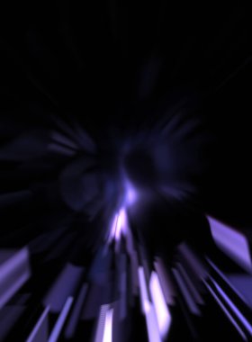 Işık parçacık izleri. Parlayan parçacıkları ve çizgileri olan ışık patlaması yıldızı. Güzel hareketli soyut ışın arkaplanı.