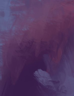 Renkli fırça darbelerinin 2D çizimi. Dekoratif desenli resim. canlı boya desenli arkaplan.