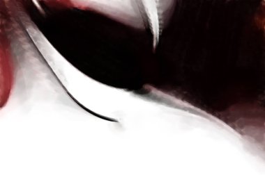 Modern sanat. Renkli çağdaş sanat eserleri. Renkli boya darbeleri. Soyut arkaplanda fırça darbeleri. fırça boyası.