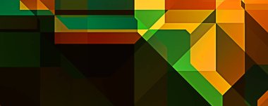 Üçgen arka planda üst üste dizayn ediliyor. Soyut geometrik duvar kağıdı. Geometrik renkli üçgen şekiller.