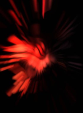 Işık parçacık izleri. Parlayan parçacıkları ve çizgileri olan ışık patlaması yıldızı. Güzel hareketli soyut ışın arkaplanı.