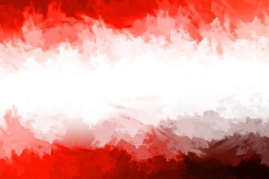 Renkli fırça darbelerinin 2D çizimi. Dekoratif desenli resim. canlı boya desenli arkaplan.