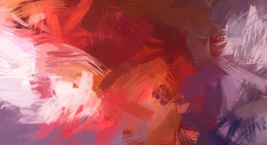 Renkli fırça darbelerinin soyut arkaplanı. fırçalanmış canlı duvar kağıdı. resmedilmiş sanat eseri. Eşsiz ve yaratıcı illüstrasyon.