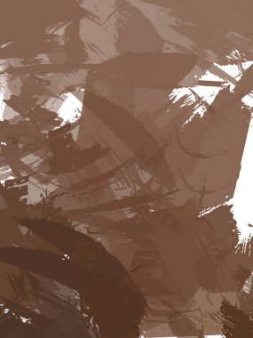 Renkli fırça darbelerinin 2B çizimi. Dekoratif doku resmi. Canlı boya desenli arka plan. Kaotik fırça darbeleri resim.