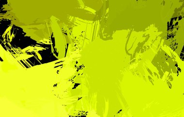 Sanatsal soyut arkaplan. Doku boyalı duvar kağıdı. Boya darbeleriyle yaratıcı bir illüstrasyon. Fırça desenli resim.