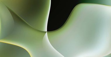 Soyut arkaplan. Değişken renk değişim dalgaları, dinamik hareketlerle. Işık dalgalarının neon renkli soyut tasarımı. Duvar kağıdı, afiş, arkaplan, kart, kitap illüstrasyonu, web sitesi.