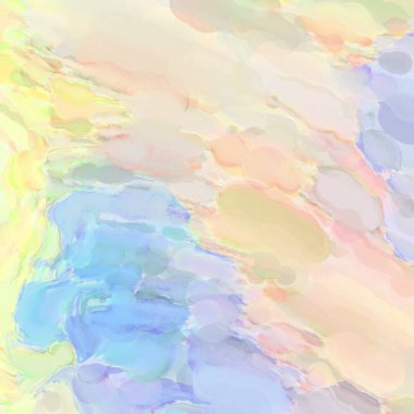 El yapımı sürreal soyut desenli suluboya. Modern sanatsal resim. 2D çizim. Arkaplan boyası karışımı. Yaratıcı duvar sanatı. Çağdaş sanat.