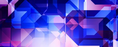 Soyut geometrik duvar kağıdı. Geometrik renkli şekiller. Çokgen arka plan. Bir teknolojinin dijital illüstrasyonuName.