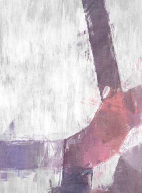 Soyut arkaplanda pürüzlü fırça darbeleri. Fırça boyası. Renkli boya darbeleri. Eşsiz duvar sanatı. Tuvaldeki modern sanat. Renkli çağdaş sanat eserleri. 