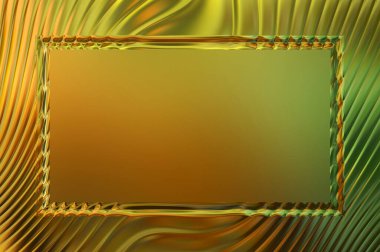 Soyut çerçeveli arkaplan. Renkli, canlı, dalgalı bir duvar kağıdı. Merkezi çerçeveli yaratıcı grafik 2d çizim. Dinamik şekilli modaya uygun sıvı örtüsü.