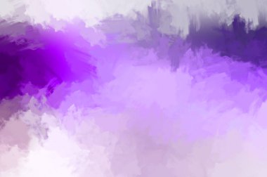 Renkli fırça darbelerinin 2D çizimi. Dekoratif desenli resim. canlı boya desenli arkaplan.