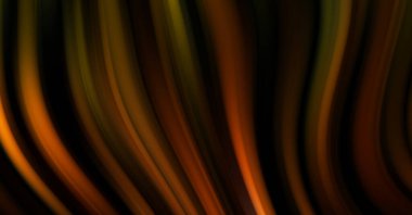 Siyah arka planda renkli düz çizgiler. Sıvı ve sıvı renkli dalgalar karanlıkta akıyor. Duvar kağıdı, afiş, arkaplan, kart, kitap, kapak, poster, afiş, broşür