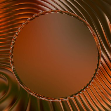 Soyut çerçeveli arkaplan. Renkli, canlı, dalgalı bir duvar kağıdı. Merkezi çerçeveli yaratıcı grafik 2d çizim. Dinamik şekilli modaya uygun sıvı örtüsü.