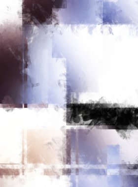 Modern sanat. Renkli çağdaş sanat eserleri. Renkli boya darbeleri. Soyut arkaplanda fırça darbeleri. Fırça boyası. Eşsiz duvar sanatı.