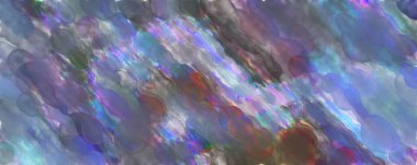 Çağdaş sanat. El yapımı resim. Modern sanat eserleri. Yüzeyde suluboya fırça darbeleriyle resim yapmak. 2D çizim. Sanatsal arkaplan resmi. Tablo üzerinde soyut resim. Renkli doku.