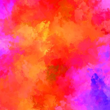 Duvar sanatı Eşsiz ve yaratıcı illüstrasyon. Fırça darbesi ile boyanmış. Renkli fırça darbelerinin soyut arkaplanı. Fırçalanmış canlı duvar kâğıdı. Boyalı sanatsal yaratım.