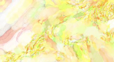 Pastel renklerde suluboya resim. Poster, duvar sanatı, afiş, kart, kitap kapağı ya da ambalaj için rahatlatıcı kompozisyonun yumuşak renkli çizimi. Modern fırça darbeleri resim.