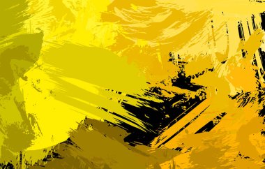 Sanatsal soyut arkaplan. Doku boyalı duvar kağıdı. Boya darbeleriyle yaratıcı bir illüstrasyon. Fırça desenli resim.