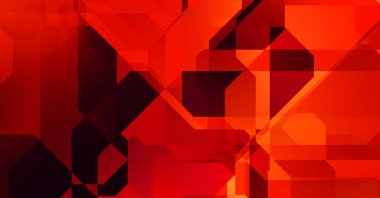 Dinamik bileşime sahip minimalist düz stil içinde modayı takip eden geometrik soyut arkaplan. 