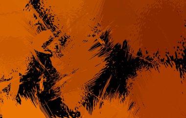 Sanatsal soyut arkaplan. Doku boyalı duvar kağıdı. Boya darbeleriyle yaratıcı bir illüstrasyon. Fırça desenli resim.