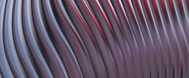 Soyut arkaplan. Renkli dalgalı yansıtıcı duvar kağıdı. Duvar kağıdı, afiş, arkaplan, kart, kitap kapağı veya web sitesi için grafiksel resimleme.